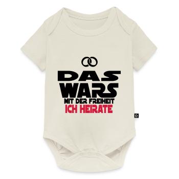das wars ich heirate - Baby Premium Kurzarmbody - Naturweiß - Vorne