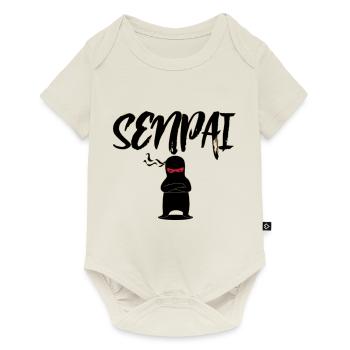 senpai - Baby Premium short-sleeve bodysuit - off white - Front
