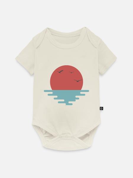 Fernweh - Reiselust - Baby Premium Kurzarmbody - Naturweiß