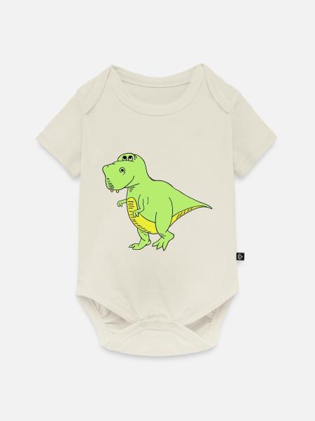 Trex - Baby Premium Kurzarmbody - Naturweiß