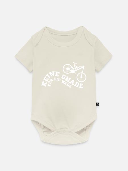 Keine Gnade für die Wade Mountain Bike Fahrrad - Baby Premium Kurzarmbody - Naturweiß