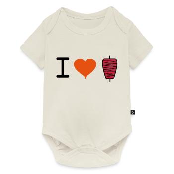 i_love_kebab - Baby Premium short-sleeve bodysuit - off white - Front