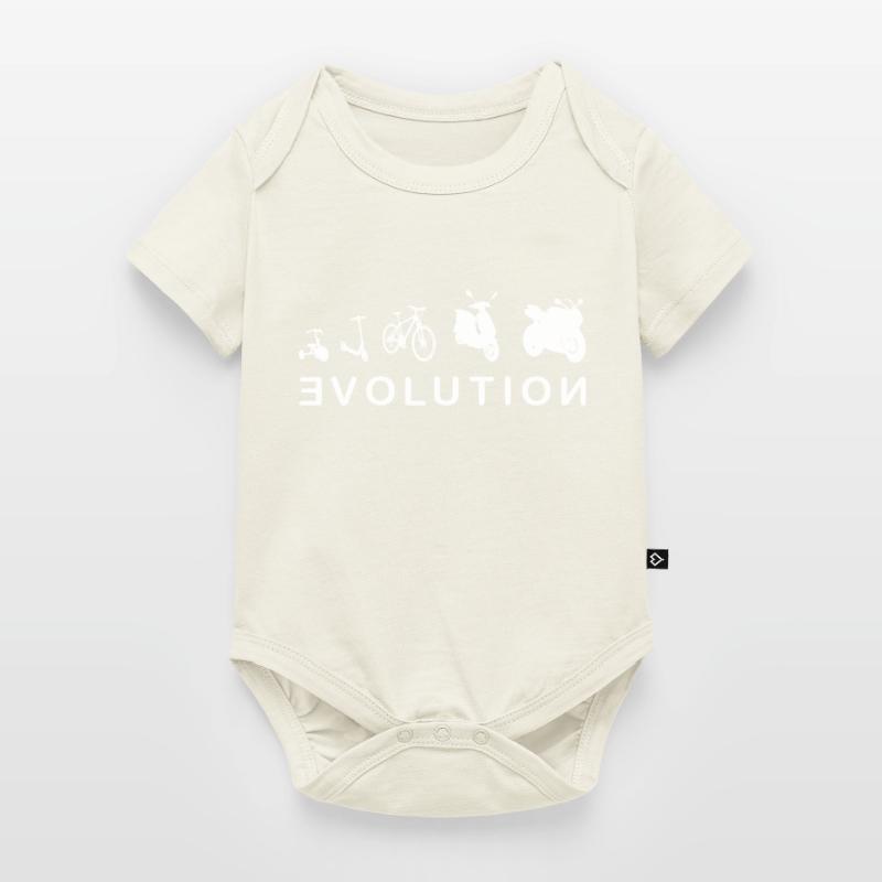 Evolution Biker 2- Evolution d'un Biker 2.0 Body à manches courtes Premium Bébé