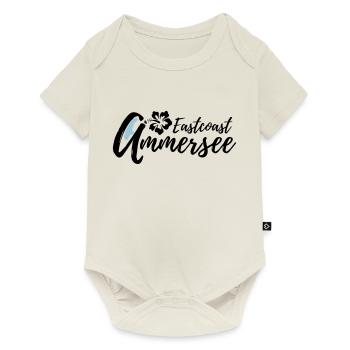 Ammersee Eastcoast Blume - Baby Premium Kurzarmbody - Naturweiß - Vorne