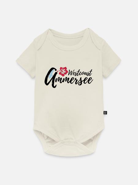 Ammersee Westcoast 3c - Baby Premium Kurzarmbody - Naturweiß
