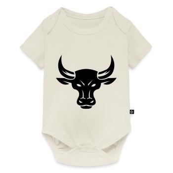 stier_001 - Baby Premium short-sleeve bodysuit - off white - Front
