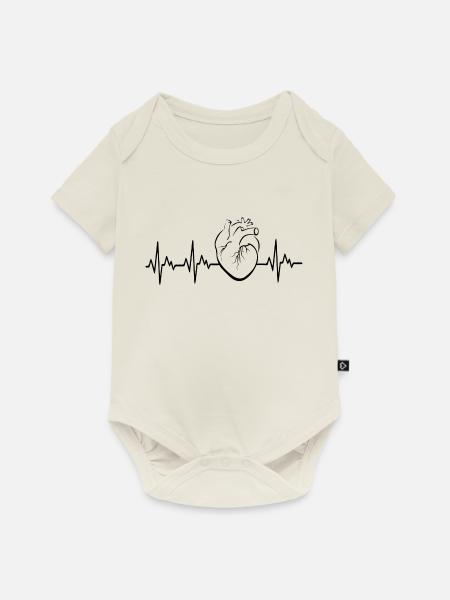 Nurse - Baby Premium Kurzarmbody - Naturweiß