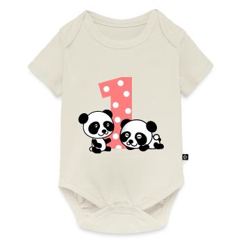 1st birthday. first birthday - Baby Premium short-sleeve bodysuit - off white - Front