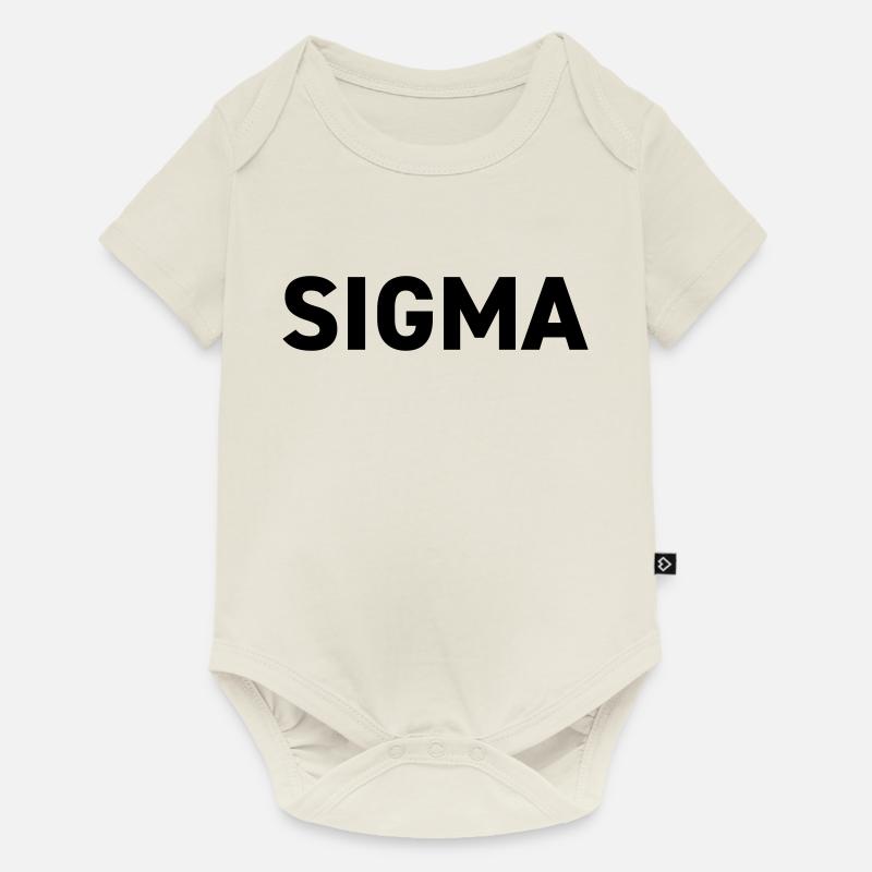 Sigma Dark Pack Rang - Body à manches courtes Premium Bébé - blanc cassé