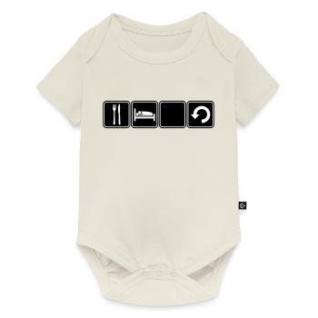Eat Sleep Repeat - Baby Premium short-sleeve bodysuit - off white - Front