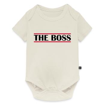 Logo The Boss - Baby Premium short-sleeve bodysuit - off white - Front