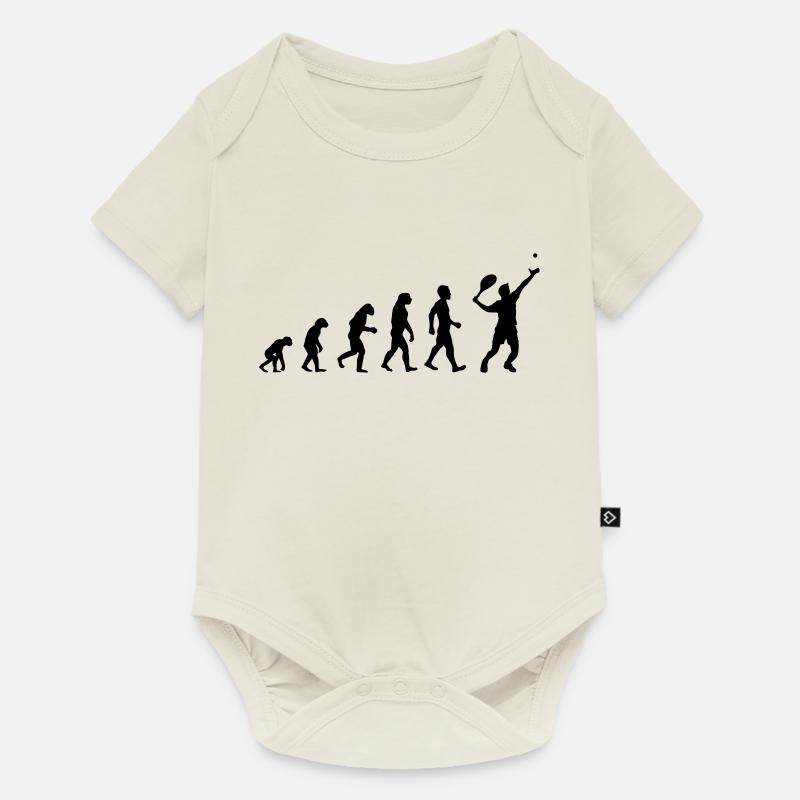 Tennis Evolution Man - Baby Premium short-sleeve bodysuit - off white