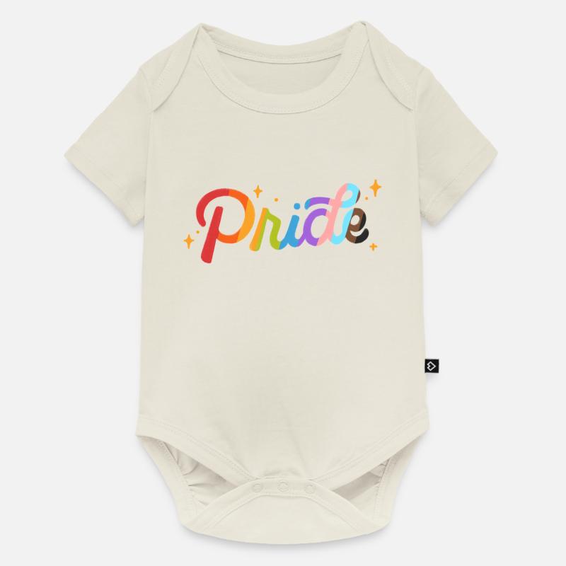 Pride - Body à manches courtes Premium Bébé - blanc cassé