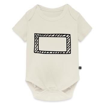 Cadre - Body à manches courtes Premium Bébé - blanc cassé - Devant