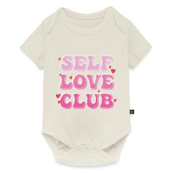 self love club 2 - Baby Premium Kurzarmbody - Naturweiß - Vorne