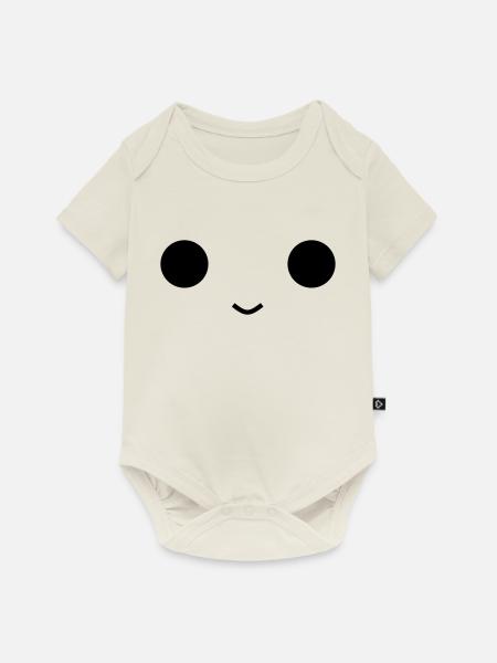 Cute face - Baby Premium Kurzarmbody - Naturweiß