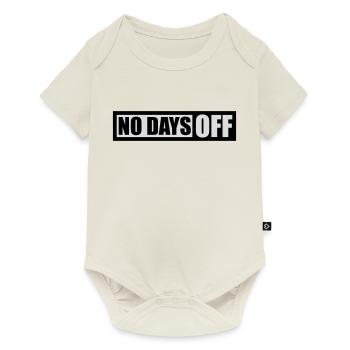 pas de jours de congé devis - Body à manches courtes Premium Bébé - blanc cassé - Devant