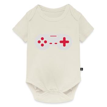 Conception Retro Gamer Controller - Body à manches courtes Premium Bébé - blanc cassé - Devant