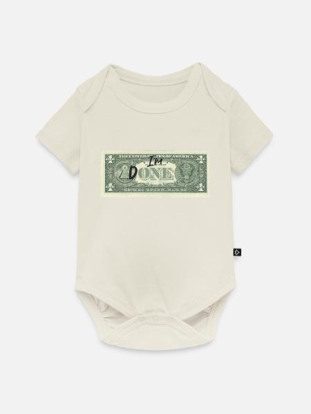 Ich bin fertig - Baby Premium Kurzarmbody - Naturweiß