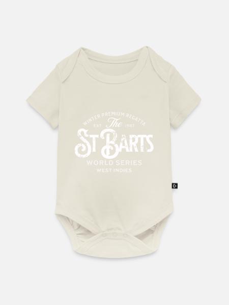 St Barts Winter-Premium-Regatta - Baby Premium Kurzarmbody - Naturweiß