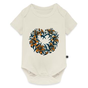 Tiger lily - Baby Premium short-sleeve bodysuit - off white - Front