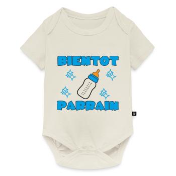 SOON TO BE A GODFATHER - Baby Premium short-sleeve bodysuit - off white - Front