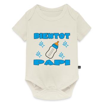 SOON TO BE A GRANDPA - Baby Premium short-sleeve bodysuit - off white - Front