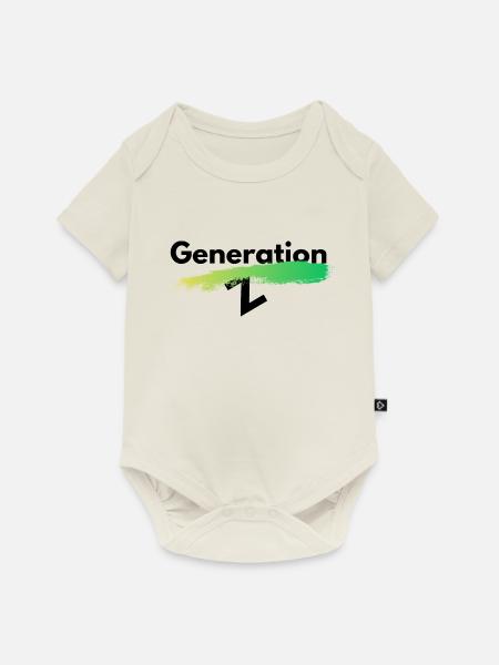 Generation Z - Baby Premium Kurzarmbody - Naturweiß