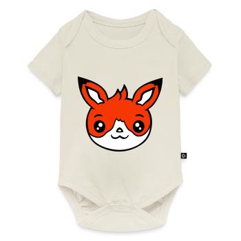 Fuchs Rotfuchs Wildes Tier Schlauer Wald Bewohner - Baby Premium Kurzarmbody - Naturweiß - Vorne