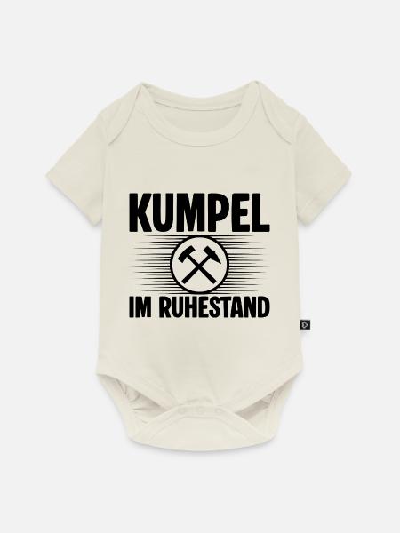 Kumpel Ruhestand - Baby Premium Kurzarmbody - Naturweiß