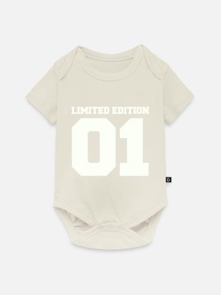 limited edition 01 - Baby Premium Kurzarmbody - Naturweiß