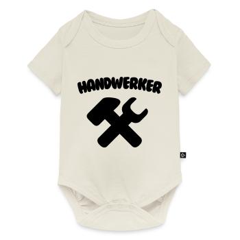 Handwerker - Baby Premium Kurzarmbody - Naturweiß - Vorne