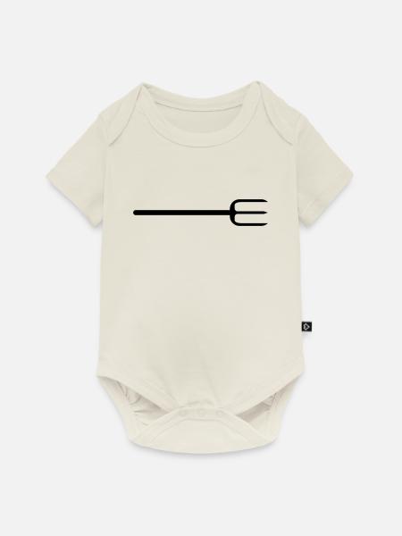 mistgabel - Baby Premium Kurzarmbody - Naturweiß