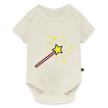 zauberstab_3c - Baby Premium short-sleeve bodysuit - off white - Front