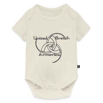 logo uba v3210 - Body à manches courtes Premium Bébé - blanc cassé - Devant