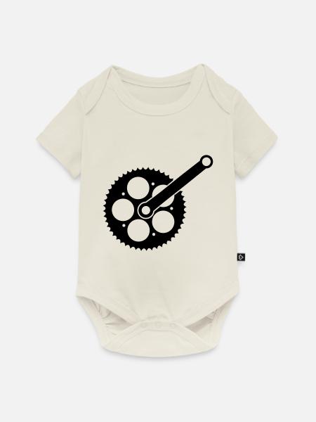 bike_einzelteil02 - Baby Premium Kurzarmbody - Naturweiß