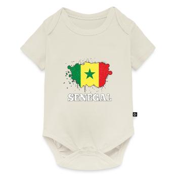 Splash Senegal Football Team Gift Gift Idea - Baby Premium short-sleeve bodysuit - off white - Front