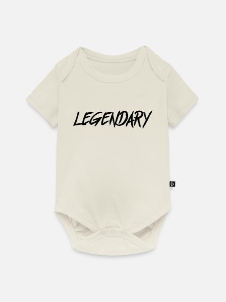 legendary - Baby Premium Kurzarmbody - Naturweiß