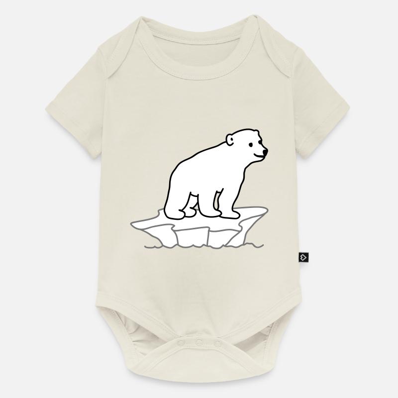 Eisbaer - Baby Premium Kurzarmbody - Naturweiß