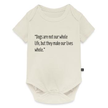 Dog Lovers - Baby Premium short-sleeve bodysuit - off white - Front