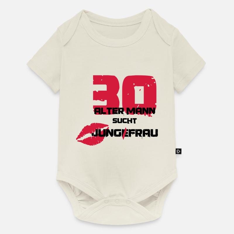 30 et balayage - Body à manches courtes Premium Bébé - blanc cassé