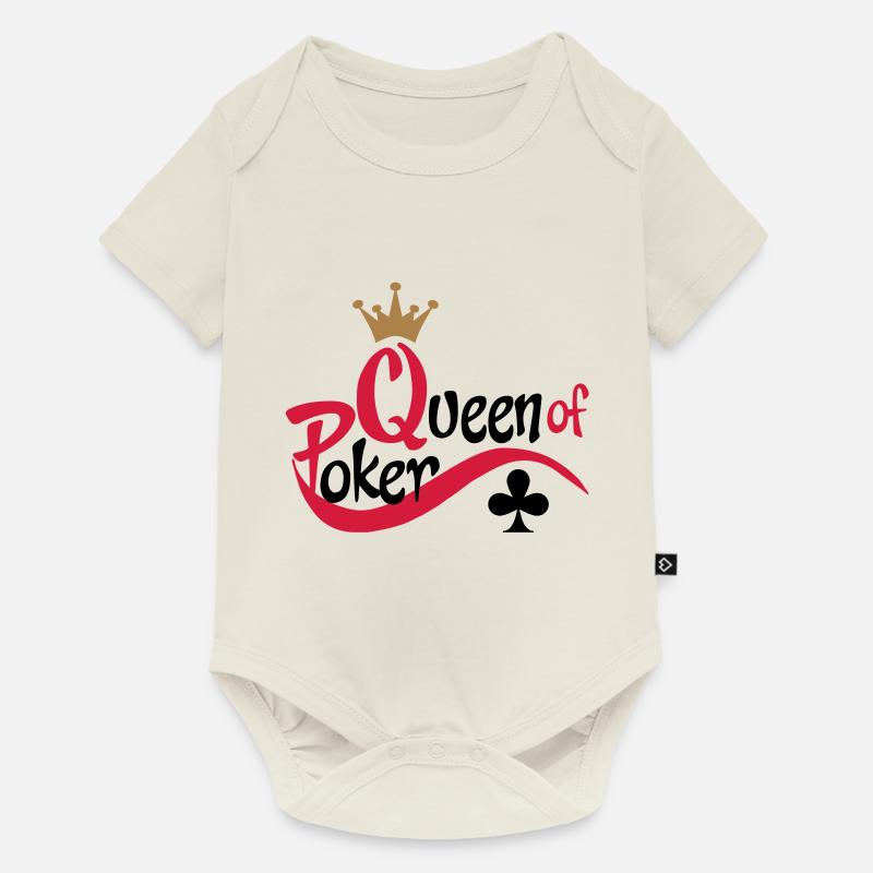 poker queen - Body à manches courtes Premium Bébé - blanc cassé