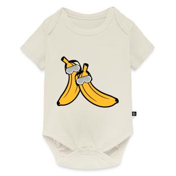 duo couple 2 friends team party party party fun sonnenb - Baby Premium short-sleeve bodysuit - off white - Front