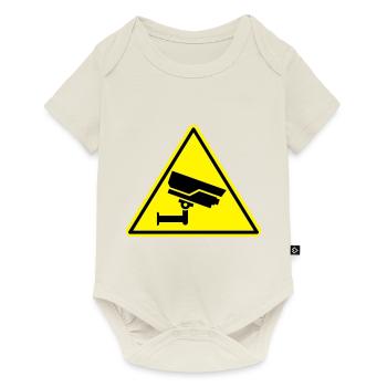 caméra de sécurité caméra de sécurité - Body à manches courtes Premium Bébé - blanc cassé - Devant