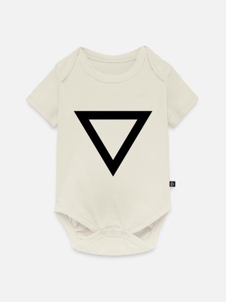 triangle - Baby Premium Kurzarmbody - Naturweiß