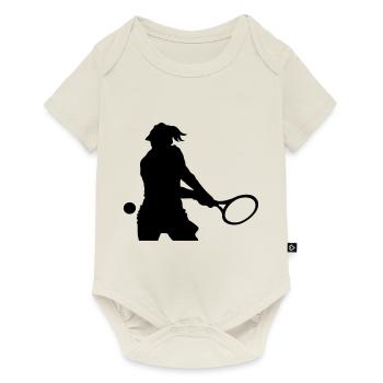 Tennis - Body à manches courtes Premium Bébé - blanc cassé - Devant