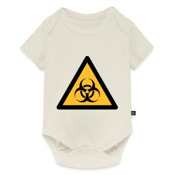 Hazard Symbol - Biohazard (2-color) - Baby Premium short-sleeve bodysuit - off white - Front