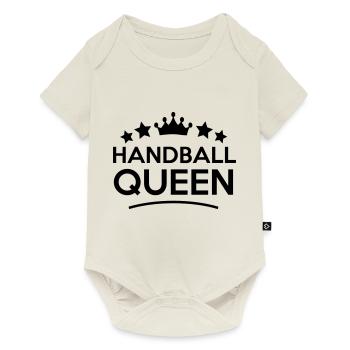 handball queen stars - Baby Premium short-sleeve bodysuit - off white - Front