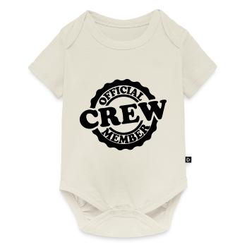 Cooler Official Crew Member Stamp (Cachet du membre de texte officiel de l’équipage Cooler) - Body à manches courtes Premium Bébé - blanc cassé - Devant