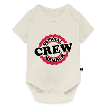 Cool Official Crew Member Stamp - Body à manches courtes Premium Bébé - blanc cassé - Devant